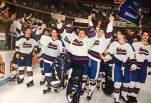 The 1996 Division II national champions. (Photo by UAH Athletics)